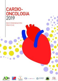 CARDIO-ONCOLOGIA 2019 - RACCOMANDAZIONI PRATICHE - Aiom