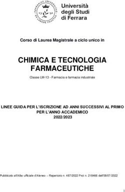 CHIMICA E TECNOLOGIA FARMACEUTICHE - Unife