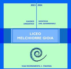 LICEO MELCHIORRE GIOIA - 2023 2024 CLASSICO LINGUISTICO