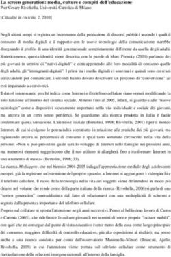 La screen generation: media, culture e compiti dell'educazione - Social for Social
