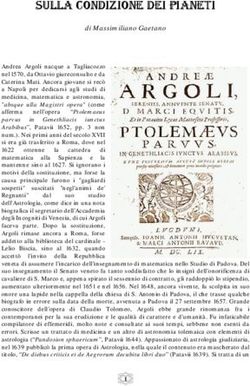 SULLA CONDIZIONE DEI PIANETI - di Massimiliano Gaetano