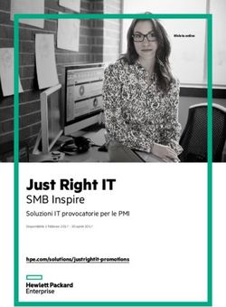 Just Right IT SMB Inspire Soluzioni IT provocatorie per le PMI - hpe.comsolutions/justrightit-promotions - Tech Data