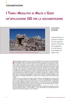 I TEMPLI MEGALITICI DI MALTA E GOZO UN'APPLICAZIONE GIS PER LA DOCUMENTAZIONE - MEDIAGEO