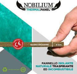 PANNELLO ISOLANTE NATURALE TRASPIRANTE ED INCOMBUSTIBILE - THERMALPANEL - BASSO SPESSORE