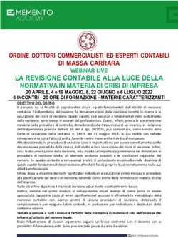 LA REVISIONE CONTABILE ALLA LUCE DELLA - ORDINE DOTTORI COMMERCIALISTI ED ESPERTI CONTABILI DI MASSA CARRARA - ODCEC ...