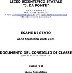 LICEO SCIENTIFICO STATALE "J. DA PONTE"