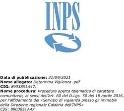 Data di pubblicazione: 21/09/2021 Nome allegato: Determina Vigilanza - INPS