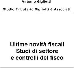 Ultime novità fiscali Studi di settore e controlli del fisco - Antonio Gigliotti Studio Tributario Gigliotti & Associati