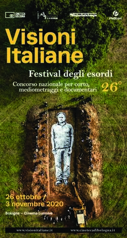 Visioni Italiane 26 - Cineteca di Bologna