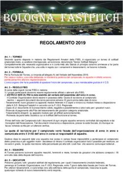 REGOLAMENTO 2019 - Pianoro Orioles Fast Pitch Team