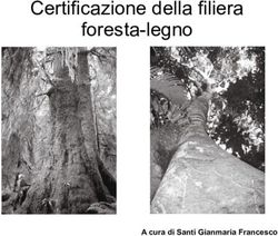 Certificazione della filiera foresta-legno - A cura di Santi Gianmaria Francesco - Unitn