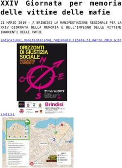 XXIV Giornata per memoria delle vittime delle mafie - Arcidiocesi ...