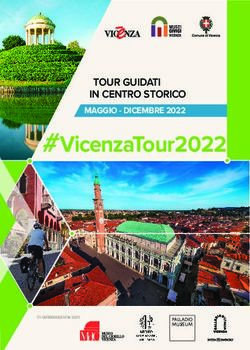 #VicenzaTour2022 TOUR GUIDATI IN CENTRO STORICO - MAGGIO - DICEMBRE 2022