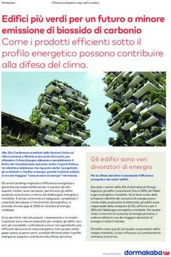 Edifici pi&ugrave; verdi per un futuro a minore emissione di biossido di carbonio Come i prodotti efficienti sotto il profilo energetico possono ...