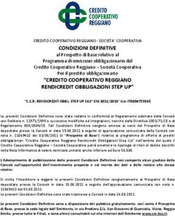 CONDIZIONI DEFINITIVE - al Prospetto di Base relativo al