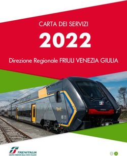 2022 CARTA DEI SERVIZI - Direzione Regionale FRIULI VENEZIA GIULIA