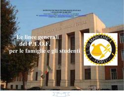 Le linee generali del P.T.O.F. per le famiglie e gli studenti