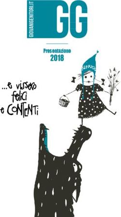 2018 Presentazione - Giovani Genitori