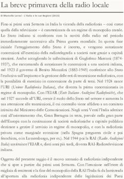 La breve primavera della radio locale