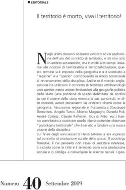 Il territorio è morto, viva il territorio! - Gea Ticino