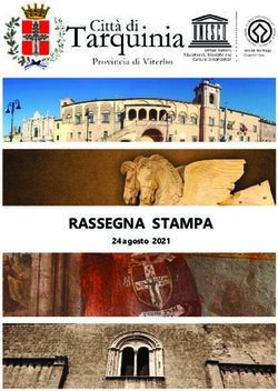 RASSEGNA STAMPA 24 agosto 2021 - Comune di Tarquinia