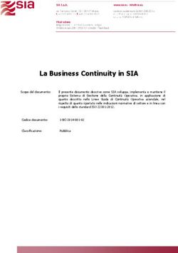 La Business Continuity in SIA