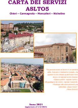 CARTA DEI SERVIZI ASLTO5 - ASL TO5