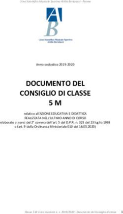 DOCUMENTO DEL CONSIGLIO DI CLASSE 5 M - Liceo Attilio ...