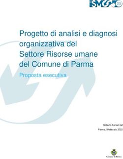 Progetto di analisi e diagnosi organizzativa del Settore Risorse umane del Comune di Parma - Proposta esecutiva