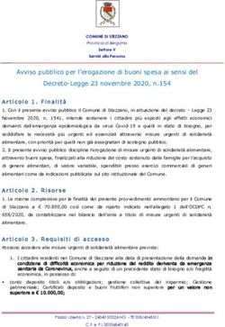 Avviso pubblico per l'erogazione di buoni spesa ai sensi del Decreto-Legge 23 novembre 2020, n.154
