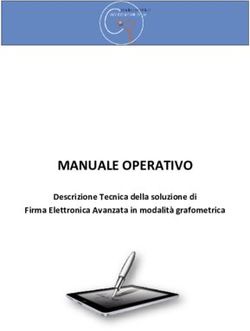 MANUALE OPERATIVO Descrizione Tecnica della soluzione di Firma Elettronica Avanzata in modalità grafometrica