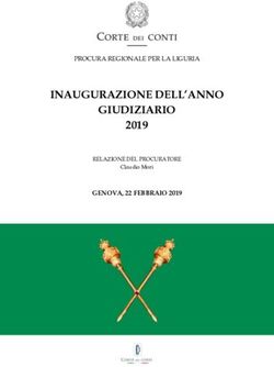 INAUGURAZIONE DELL'ANNO GIUDIZIARIO - 2019 GENOVA, 22 FEBBRAIO 2019 - PROCURA REGIONALE PER LA LIGURIA