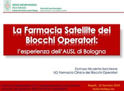 Dott.ssa Nicoletta Sarchione UO Farmacia Clinica dei Blocchi Operatori - Napoli, 22 Gennaio 2019 Hotel Holiday Inn - K Link Srl