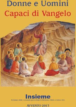 Donne e Uomini Capaci di Vangelo - Insieme AVVENTO 2013