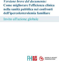 Versione breve del documento: Come migliorare l'efficienza clinica nella sanit&agrave; pubblica nei confronti dell'ipercolesterolemia familiare - Invito ...
