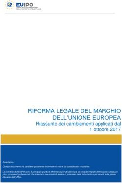 RIFORMA LEGALE DEL MARCHIO DELL'UNIONE EUROPEA - euipo