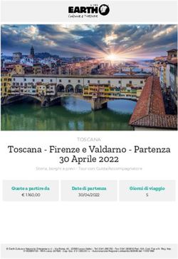 Toscana - Firenze e Valdarno - Partenza 30 Aprile 2022