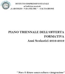 PIANO TRIENNALE DELL'OFFERTA FORMATIVA - Anni Scolastici 2016-2019 " Non c'è futuro senza cultura e integrazione" - G. Arcoleo