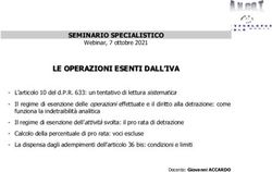 LE OPERAZIONI ESENTI DALL'IVA - SEMINARIO SPECIALISTICO - ANCOT