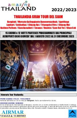 THAILANDIA GRAN TOUR DEL SIAM - Airmar Viaggi