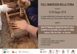 FULL IMMERSION NELLA TERRA - UniCa