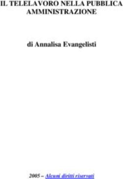 IL TELELAVORO NELLA PUBBLICA AMMINISTRAZIONE - di Annalisa Evangelisti 2005 - Alcuni diritti riservati
