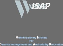 Multidisciplinary Institute For Security management and Antisociality Prevention - MISAP ...
