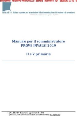 PROVE INVALSI 2019 Manuale per il somministratore