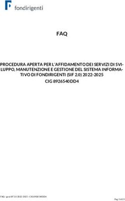 FAQ PROCEDURA APERTA PER L'AFFIDAMENTO DEI SERVIZI DI SVI-LUPPO, MANUTENZIONE E GESTIONE DEL SISTEMA INFORMA- TIVO DI FONDIRIGENTI (SIF 2.0) ...
