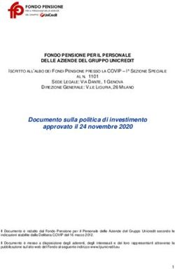 Documento sulla politica di investimento approvato il 24 novembre 2020