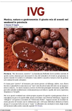 Musica, natura e gastronomia: il giusto mix di eventi nel weekend in provincia - IVG.it