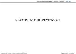 DIPARTIMENTO DI PREVENZIONE