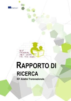 RAPPORTO DI RICERCA IO1 Analisi Transnazionale - Hey! Teachers, don't leave the kids alone
