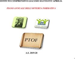 ISTITUTO COMPRENSIVO GIACOMO MATTEOTTI APRILIA - PIANO ANNUALE DELL'OFFERTA FORMATIVA
